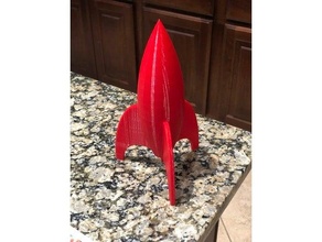 chunky rocket 3d print model - Mito3D