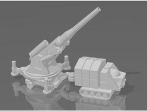 artillería 6mm escala mecha mesa americano 3d print model - Mito3D