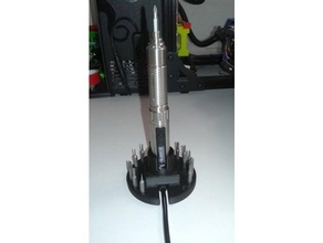 es121 screwdriver charging stand 3d print model - Mito3D