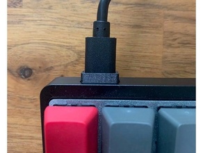 mecánico teclado cable calce USB 3d print model - Mito3D