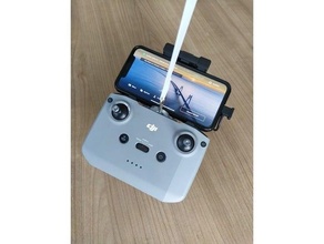 dji mavic air 2 & mini lanyard mount remote mavicair2 3d print model - Mito3D
