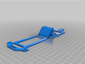 frsky x-lite monitor mount neck strap adapter 3d print model - Mito3D