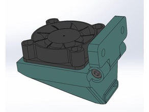 mk2 adjustable bracket 40 x40 fan 3d print model - Mito3D
