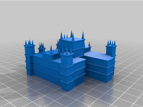 personnalisé Downton abbaye 3d print model - Mito3D