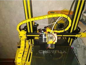 creality ender3 3 cable chains chain guide management 3d print model - Mito3D