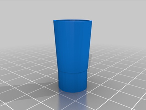 plastik içecek şişe bong 3d print model - Mito3D