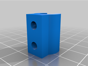 customized clip cylindrical objects 3d print model - Mito3D