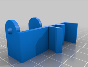 cable chain z-axis mount offset 3d print model - Mito3D