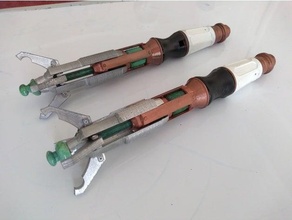 11th doctors sonic screwdriver doctor tardis 3d print model - Mito3D