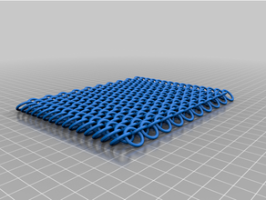 customized parametric chain mail 3d print model - Mito3D
