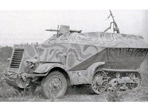 spw u304 1 56 bolt action vehicle ww2 german tank wwii 3d print model - Mito3D