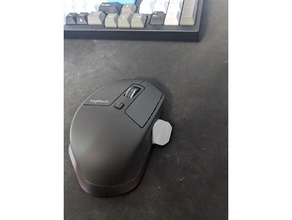 logitech mx Maestro rosado descanso ratón meñique 3d print model - Mito3D