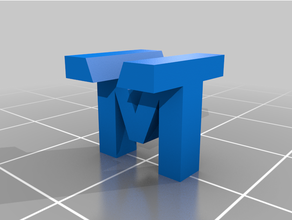 özelleştirilmiş mektup heykel 3d print model - Mito3D