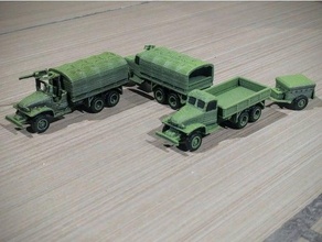 gmc cckw camion facile impression 3d print model - Mito3D