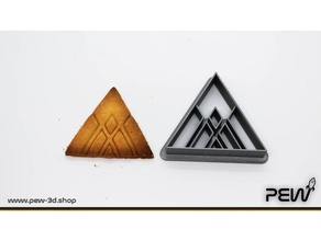 destino bruxo logotipo biscoito cortador Cortador jogos 3d print model - Mito3D