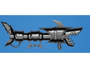 fishbone - jinx league legends lol cosplay prop weapon props weapons 3d print model - Mito3D
