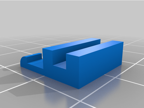 basit biriktirmek Kulp destek iplik 3d print model - Mito3D