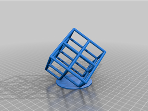 customized lattice cube torture test 3d print model - Mito3D