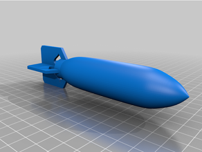 scale 500lb bomb flitetest p47 printing rc plane 3d print model - Mito3D