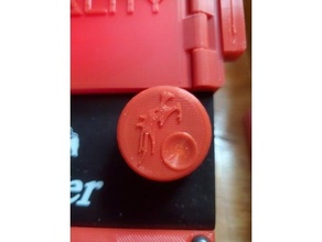 ender dragon control knob & cover 3 pro 3d print model - Mito3D