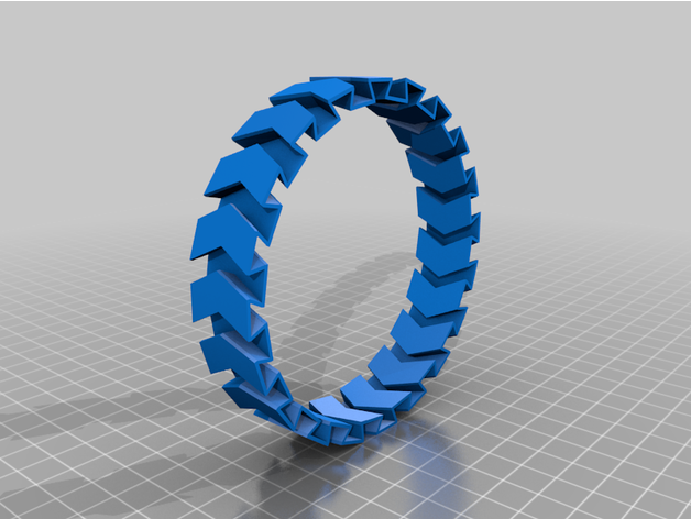 customized flex bracelet customizer 3D print model - Mito3D