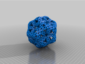 convexicosahedral8v p5 p55 p60 p65 p70 p75 p80 p85 1 2 3 11 17 36 37 38 39 45 convex geodesic icosahedral sphere 3d print model - Mito3D