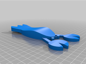 lagosta 3d print model - Mito3D