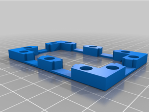 personnalisé openforge 20 mur tuile bases 3d print model - Mito3D