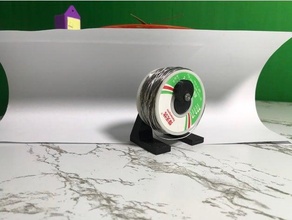 solder spool holder 3dtblack rolls simple soldering tblack tblack3d tblack3dprinter tin 3d print model - Mito3D