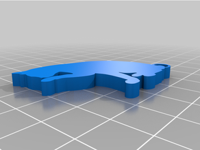gato chave grampo anel distintivo 3d print model - Mito3D