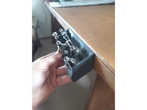 halterung 8mm fr soporte enrutador wandhalterung 3d print model - Mito3D