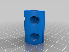 personalizado paramétrico z axis acoplador stepper rosca Cajado acoplamento 3d print model - Mito3D