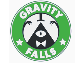 gravity falls logo hd disney 3d print model - Mito3D