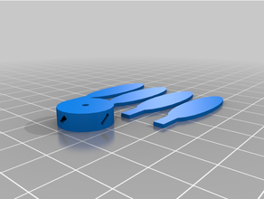customized parametric fan 3d print model - Mito3D