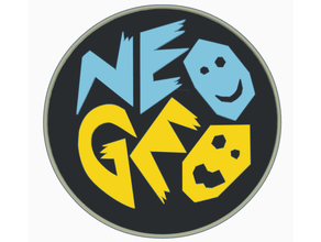 neo geo logo hd retrogaming retrò giochi 3d print model - Mito3D