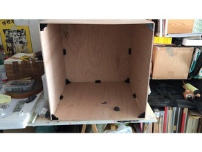 madera recinto 3d impresora accesorio caja 3d print model - Mito3D