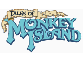 racconti scimmia isola logo hd retrogaming retrò giochi 3d print model - Mito3D