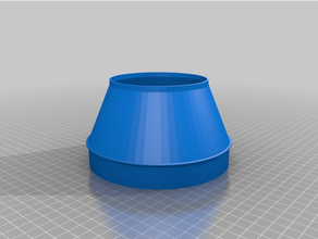 customized vacuum hose adapter 3d print model - Mito3D