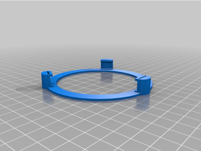 anycubic Raubtier 80mm LED Ring Halter Unterstützung re remix 3d print model - Mito3D