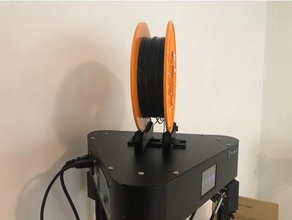 flsun q5 filament bobine titulaire soutien v11 verticale 3d print model - Mito3D