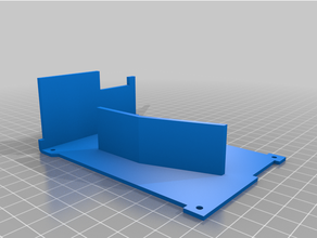 mks robin e3 e3d 2040 board mount case 3d print model - Mito3D