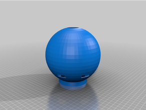 multi facetado 50 fragmento ligero bulbo globo LED bombillas personalizado 3d print model - Mito3D