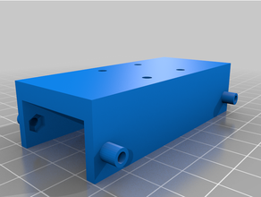 mgn12mm adapter d-bot 3d print model - Mito3D