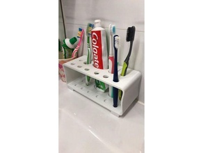 toothbrushes holder 3d print model - Mito3D