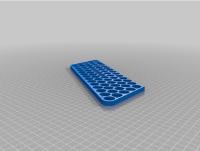 customized parametric cell pack frame 3d print model - Mito3D