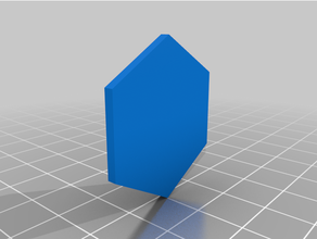 hexadécimal plat base insérer 3d print model - Mito3D