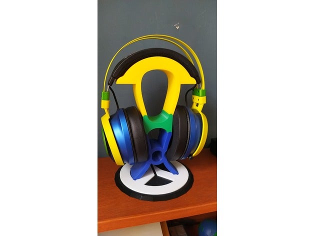 headphones headset stand overwatch add-on 3D print model - Mito3D