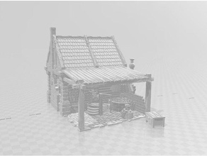 smithy - ulvheim remix terrain wargame 3d print model - Mito3D