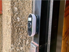 arlo timbre puerta pared montar base seguridad práctico cámara casa inteligente 3d print model - Mito3D