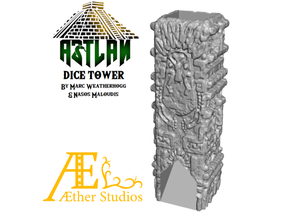 aztlan dice tower 3d print model - Mito3D